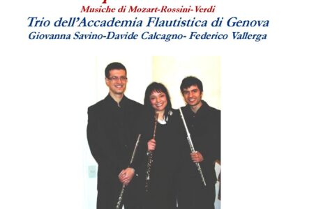 L’opera in salotto Trio dell’ Accademia Flautistica di Genova 14 Dicembre 2017 alle ore 17.00
