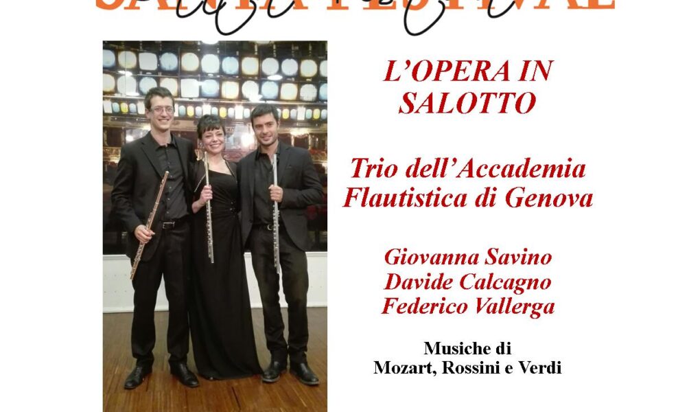 L’opera in salotto Sabato 10 Marzo 2018 alle ore 21.00 Villa Durazzo Via San Francesco 3 Genova