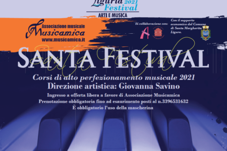 Musicamica e Santa Festival 2021 XIV edizione, in collaborazione con il Comune di Santa Margherita Ligure