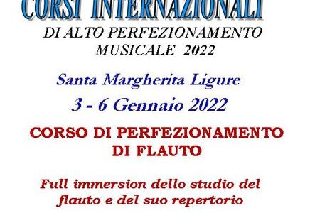Corso di Flauto Gennaio 2022