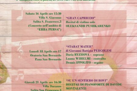 Musicamica presenta, Santa Festival Spring 2022 ritorna con 4 fantastici Concerti primaverili