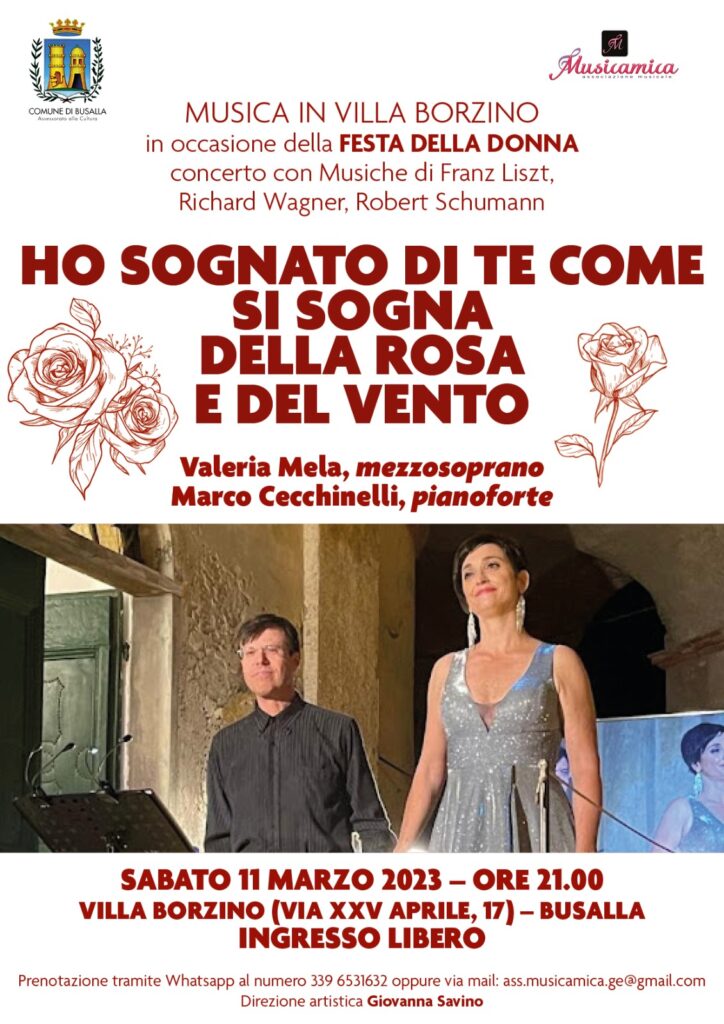 Valeria Mela e Marco Cecchinelli in concerto