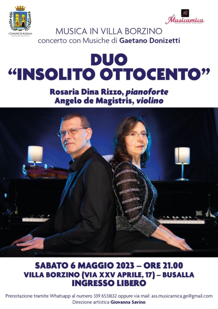 Duo Insolito Ottocento-Locandina 6 maggio