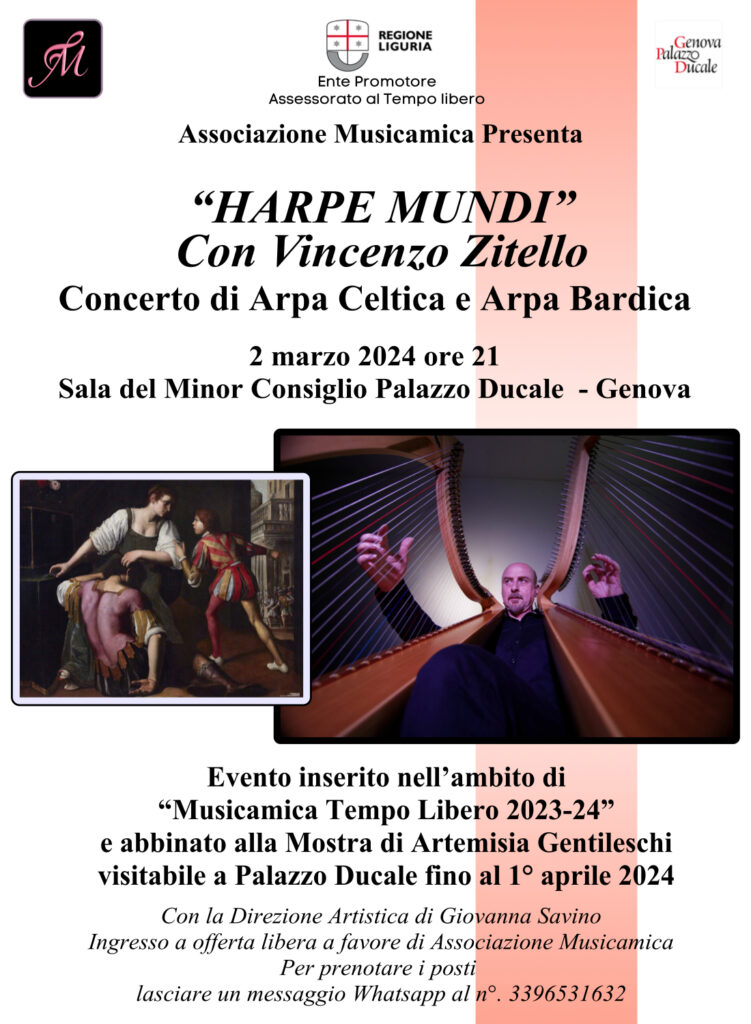 Harpe Mundi con Vincenzo Zitello-Locandina