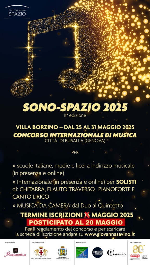 Sono Spazio 2025-Locandina ufficiale